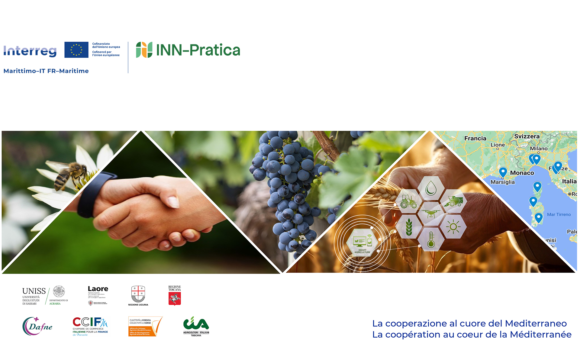 Grafica progetto Interreg INN-Pratica