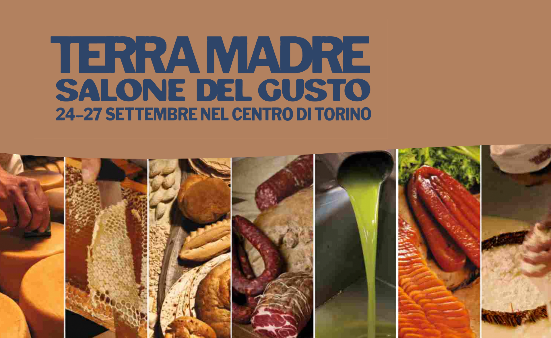 Grafica manifestazione Terra madre Salone del gusto